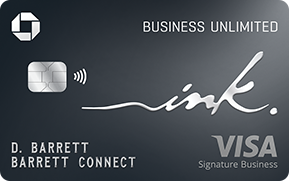  Clickable card art links to Ink Business Unlimited (Registered Trademark) credit card product page